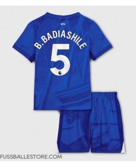 Günstige Chelsea Benoit Badiashile #5 Heimtrikotsatz Kinder 2025-26 Kurzarm (+ Kurze Hosen)